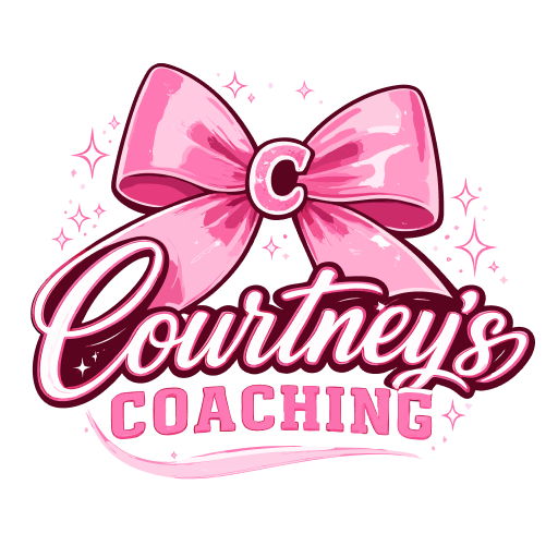 Courtney Cheerleading Coaching Logo